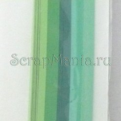 Набор для квиллинга 7 х 350 мм, "Зеленый микс" (Mr.Painter)