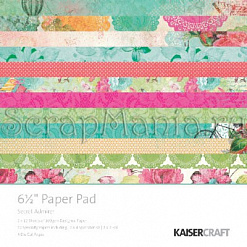 Набор бумаги 16,5х16,5 см "Secret Admirer. Тайная любовь", 40 листов (Kaiser)