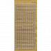 Контурные наклейки "Бордюры классические", лист 10x24,5 см, цвет золото