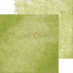 Набор бумаги 15х15 см "Green mood", 24 листа (CraftO'clock)