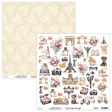 Бумага 30х30 см "See You In Paris. Для вырезания" (Mintay)