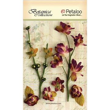 Набор цветочков на веточке "Спелая слива" (Petaloo)