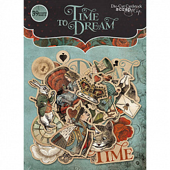 Набор вырубок из бумаги "Time to dream", 39 шт (Скрапмир)