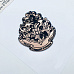 Акриловое украшение с гравировкой "Гарри Поттер. Логотип Хогвартса", 6х5 см, цвет медь (Cristina Petrova)