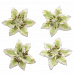 Набор цветов "Лилии, светло-зеленые", 4 шт (ScrapBerry's)