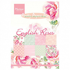 Набор бумаги 15х21 см "English Roses. Английские розы", 32 листа (Marianne design)