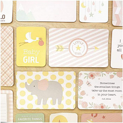 Набор карточек и вырубок "Lullaby girl", 119 шт (American Crafts)