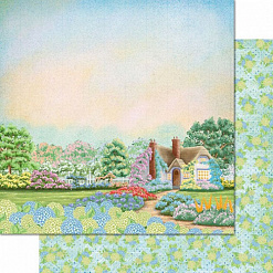 Набор бумаги 30х30 см "Cottage garden", 24 листа (Heartfelt Creations)