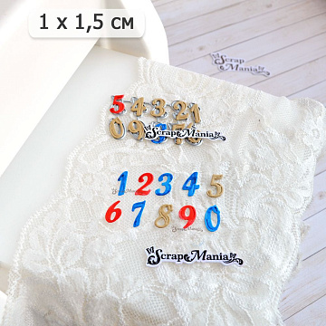 Нож "Цифры. Пухлые", 3,4х5,7 см (ScrapMania)