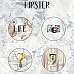 Набор фишек "Hipster", 4 шт (MonaDesign)