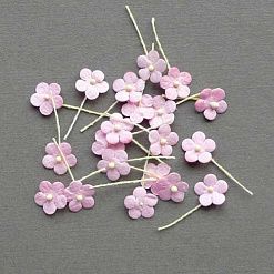 Набор мини-цветочков "Розовые", 20 шт (Craft)