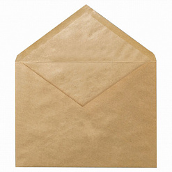Набор конвертов 16х23 см "Крафт", 50 штук (Brauberg)