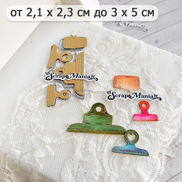 Нож "Школьная жизнь. Таб классический", 3х5 см (ScrapMania)
