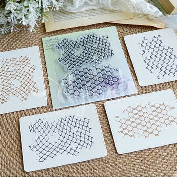Штамп "Фоновые. Сети", 8х6 см (AgiArt)
