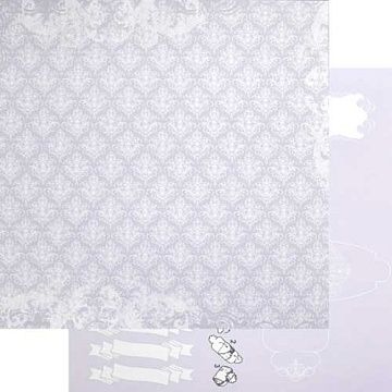 Бумага "Свадебная коллекция. Розовое кружево" (Fleur-design)