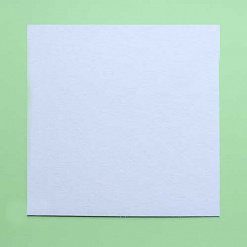 Лист пивного картона 15х15 см "Белый" (ScrapMania)