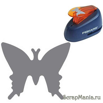 Дырокол 2,5 см "Бабочка" (Fiskars)