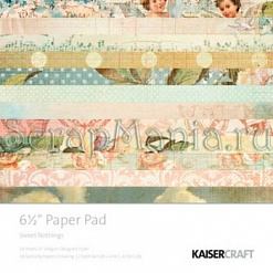 Набор бумаги 16,5х16,5 см "Sweet Nothings. Милые вещицы", 40 листов (Kaiser)