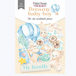 Набор вырубок "Dreamy baby boy", 55 шт (Фабрика Декору)