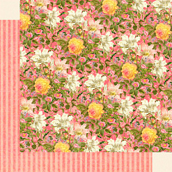 Бумага "Floral Shoppe. Pink Lilies" (Graphic 45)
