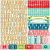 Набор наклеек 30х30 см "Beautiful life. Letters and numbers" (Echo Park)