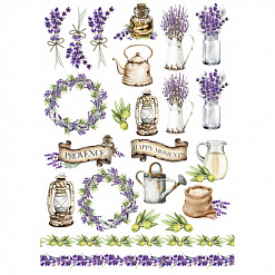 Пленка-оверлей А4 "Lavender Provence 1" (Фабрика Декору)