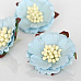 Цветок китайского пиона "Крупные тычинки. Голубой", 4,5 см, 1 шт (Craft)