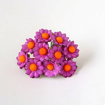 Букет ромашек "Мини. Сиреневый", 10 шт (Craft)