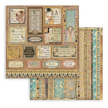 УЦЕНКА Бумага 30х30 см "Klimt" (Stamperia)