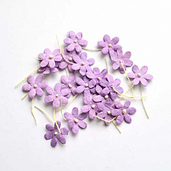 Набор маленьких цветов "Сиреневые", 20 шт (Craft)