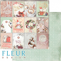Набор бумаги 15х15 см "Сладкие праздники", 24 листа (Fleur-design)