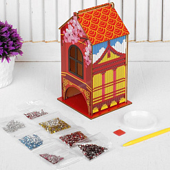Набор для создания чайного домика с алмазной вышивкой "Китайские мотивы"