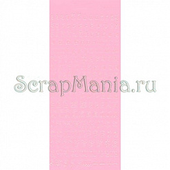 Контурные наклейки "Русский алфавит 2", цвет розовый (JEJE)