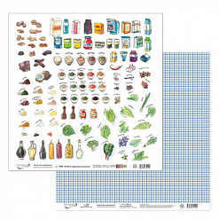 Набор бумаги 30х30 см "Приятного аппетита", 9 листов (Mr.Painter)