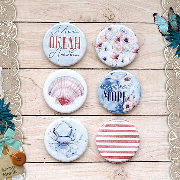 Набор фишек "Море, я скучала. Мой океан" (ScrapMania)