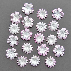 Набор бумажных цветочков "Белый с розовым" (ScrapBerry's)