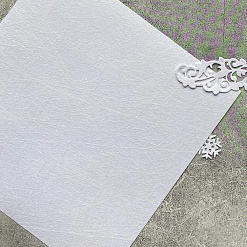 Дизайнерская бумага 20х20 см Twist White