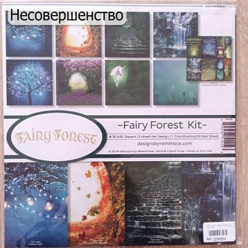 БРАК Набор бумаги 30х30 см "Fairy forest"
