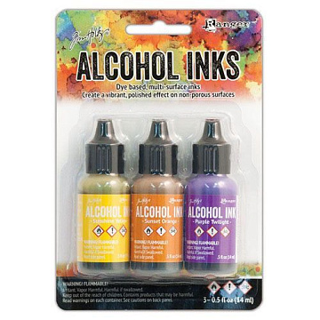 Набор алкогольных чернил Tim Holtz "Summit View", 3 шт (Ranger)