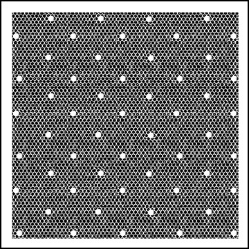 Резиновый штамп "Mesh Texture", 9х9 см (Stamperia)