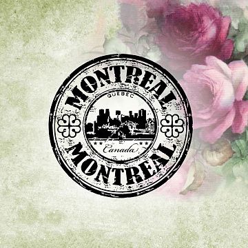 Штамп "Монреал", 4х4 см (Креатив)