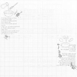 Набор бумаги 30х30 см "Soul kitchen", 10 листов (Фабрика Декору)