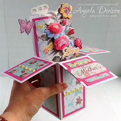 Набор бумаги А4 и листов с высечками "Simply Floral", 48 листов (DoCrafts)