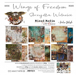 Набор бумаги 30х30 см "Wings of freedom", 6 листов (CraftO'clock)