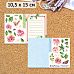 Заготовка для мини-открытки 7,5х10,5 см "Цветы", 1 шт (ScrapMania)