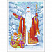 Тканевая карточка "Снегурочка и Мороз. Славный дед Мороз" (ScrapMania)