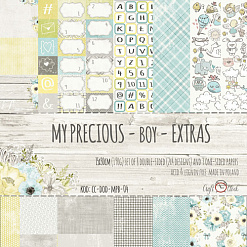 Набор бумаги 30х15,5 см "My precious. Boy", 11 листов (CraftO'clock)