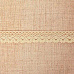 Кружево вязаное "Сетка ажурная", ширина 2,5 см, длина 0,9 м, цвет бежевый