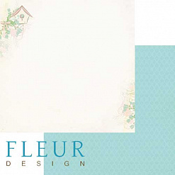 Набор бумаги 30х30 см "Зарисовки весны", 12 листов (Fleur-design)
