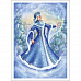 Тканевая карточка "Дед Мороз и Снегурочка. Новогоднее волшебство" (ScrapMania)